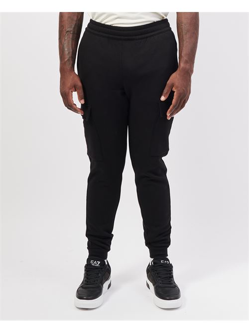 Pantalon de survêtement EA7 avec grandes poches avec logo EMPORIO ARMANI EA7 | 8NPP68-PJVTZ1200